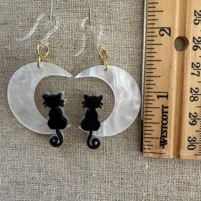 Handmade nickel-free earrings - gentle on sensitive skin - Image 3